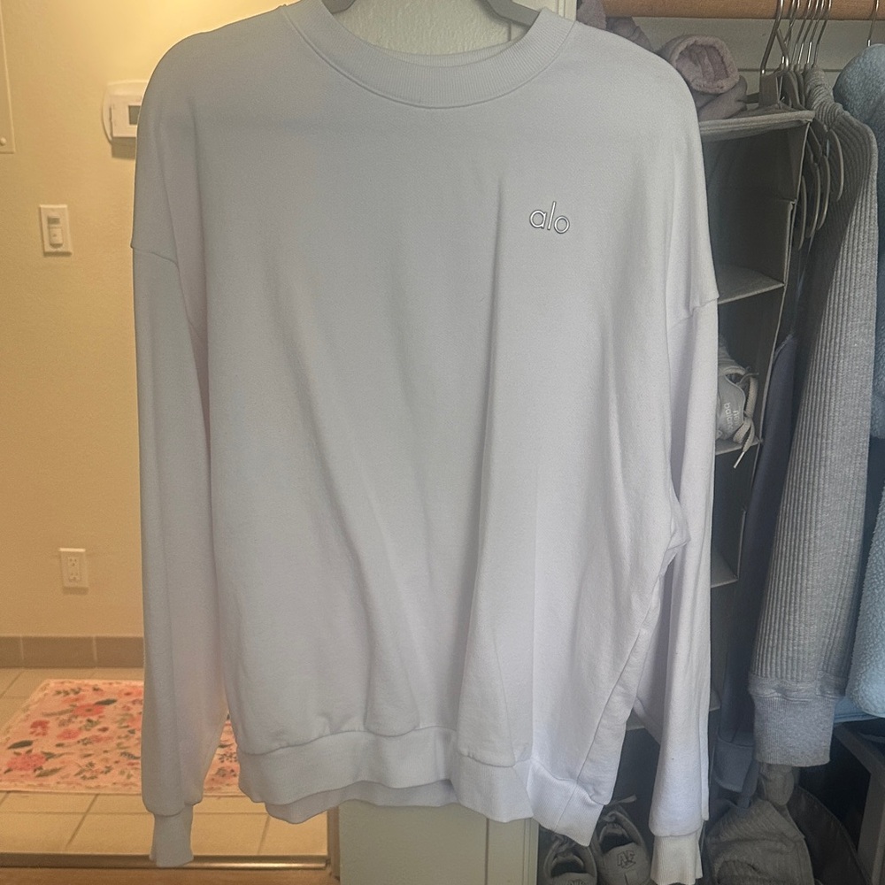 White Alo Crewneck